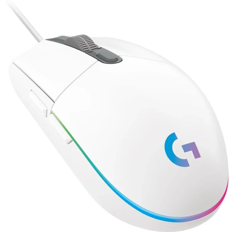 Мышка USB OPTICAL G102 LIGHTSY WHITE 910-005824 LOGITECH