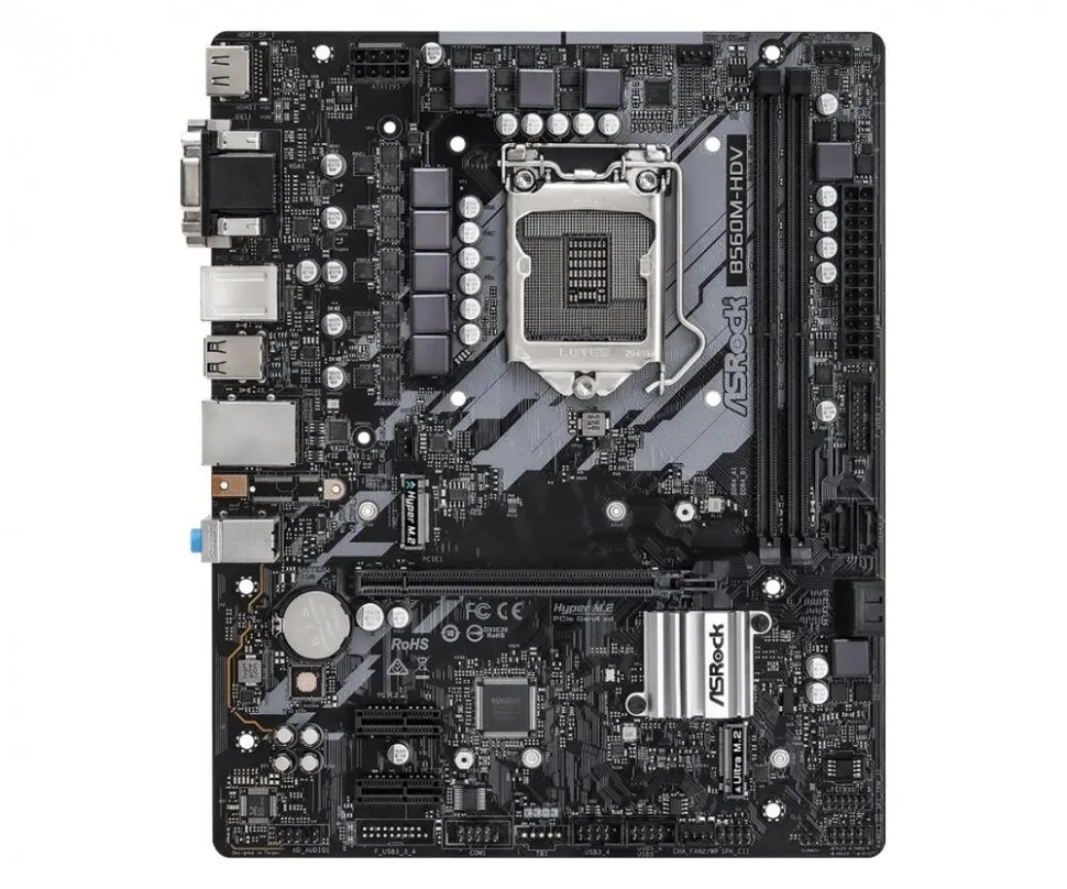 Материнская плата B560 S1200 MATX B560M-HDV ASROCK