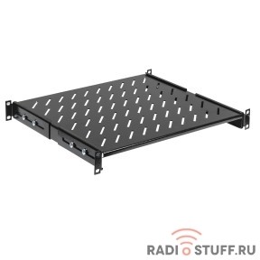 ITK FS05-800MP 19" усиленная стационарная полка глубиной 800мм, черная