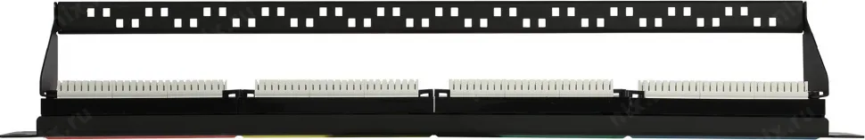 Патч-панель, UTP, 19", 1U, cat.5e, 24 порта, Dual Type, 5bites
