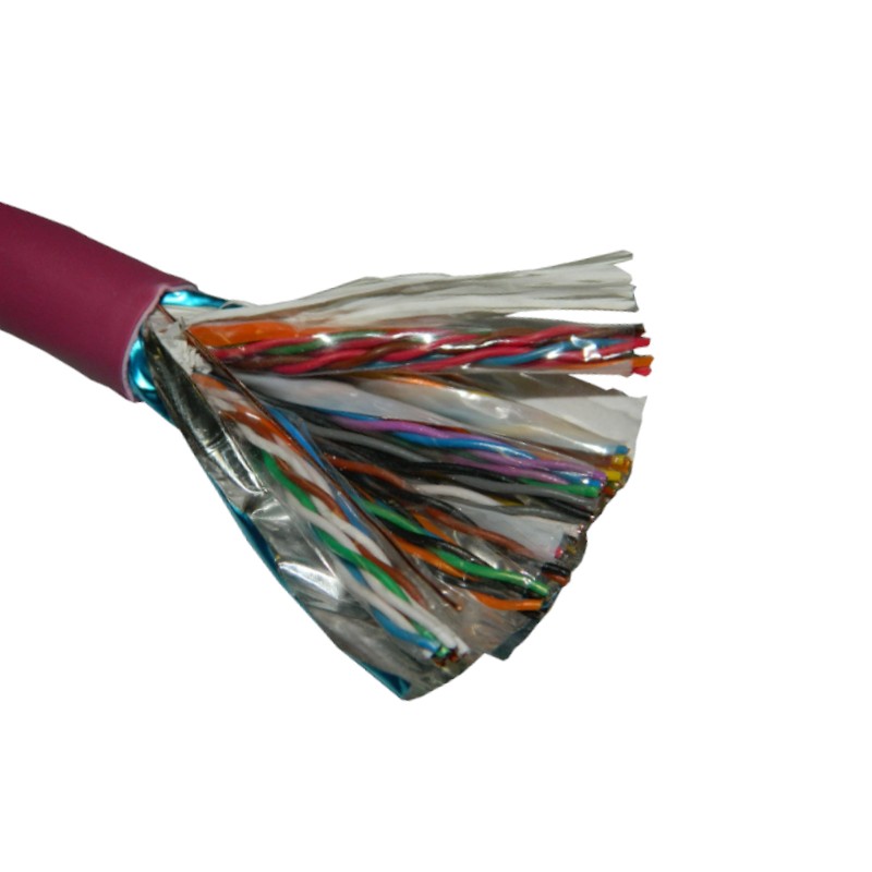 Кабель NETKO FTP25 cat.5e, 305м, 0,5мм, нг(А)-HF FR-LSZH - малодымный, не содержащий галогенов, фиолетовый