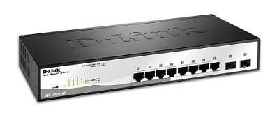 Коммутатор 8PORT 10/100/1000 2SFP DGS-1210-10/F1A D-LINK
