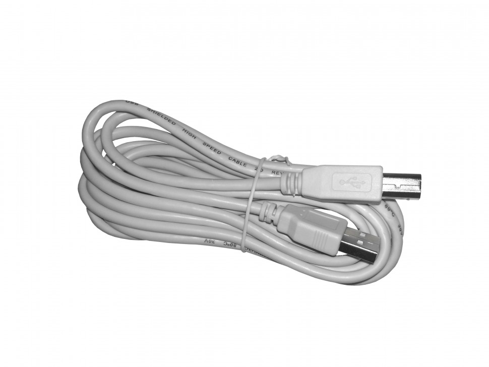Кабель шт.USB A - шт.USB В 2.0 (3,0м), серый, NETKO Optima
