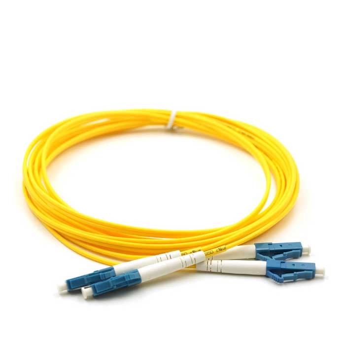 Патч-корд оптический соединительный, LC-LC/UPC, SM Duplex, 3мм, 9/125, 2м, LSZH, Netko 