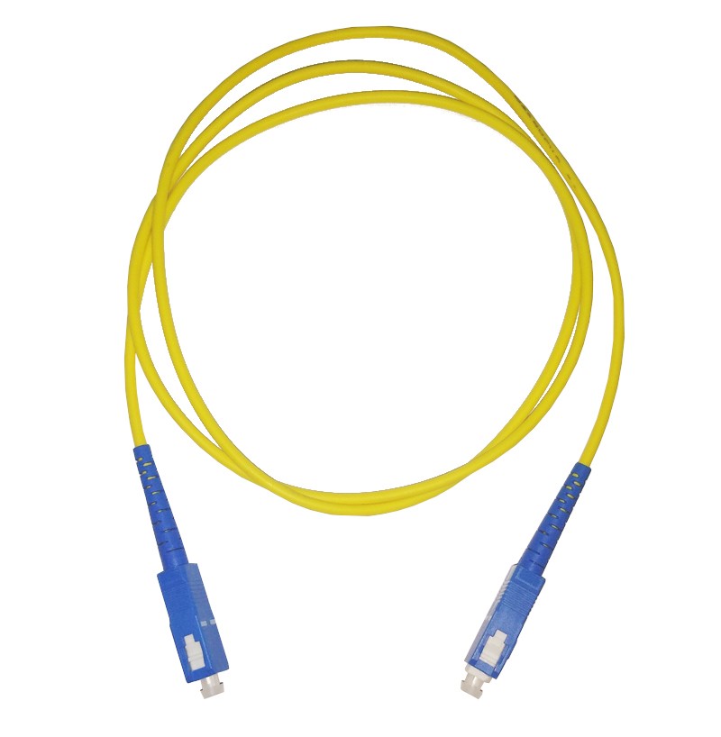 Патч-корд оптический соединительный, SC-SC/UPC, SM Simplex, 3мм, 9/125, 1м, LSZH, Netko