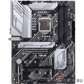 Материнская плата ASUS PRIME Z590-P WIFI, LGA1120, Z590, 4*DDR4, DP+HDMI, SATA3 + RAID, Audio, Gb LAN, USB 3.2*9, USB 2.0*4, COM*1 header (w/o cable), ATX; 90MB1810-M0EAY1
