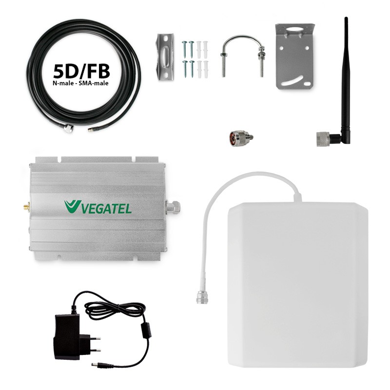 VEGATEL VT-900E/1800-kit усилитель сигнала сотовой связи на два диапазона