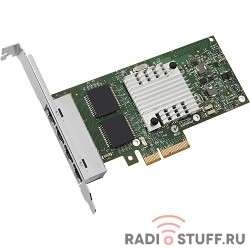 INTEL E1G44HTBLK/HTG1P20 Сетевая карта I340-T4 (PCI Express, 4-Ports, 10/100/1000Base-T, 1000Mbps, Gigabit Ethernet) (904267/904223)