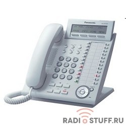 Panasonic KX-DT333RU (белая) Цифровая консоль DSS (24 клавиши, ЖКД, спикерфон)
