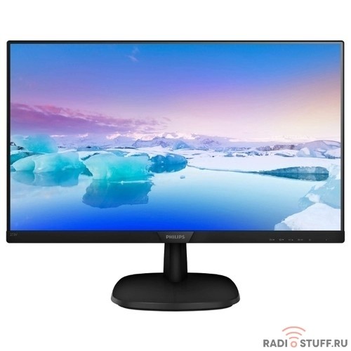 LCD PHILIPS 27" 273V7QDAB (00/01) черный {IPS LED 1920x1080 75Hz 5ms 8bit(6bit+FRC) 16:9 250cd 178/178 1xDVI 1xHDMI1.4 1xD-Sub 2x2W AudioOut VESA}