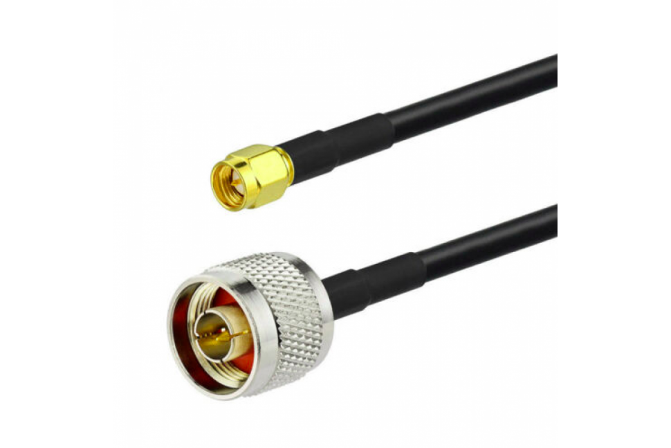 Кабельная сборка 5D-FB (SMA-male—N-male), 3 метра, белый