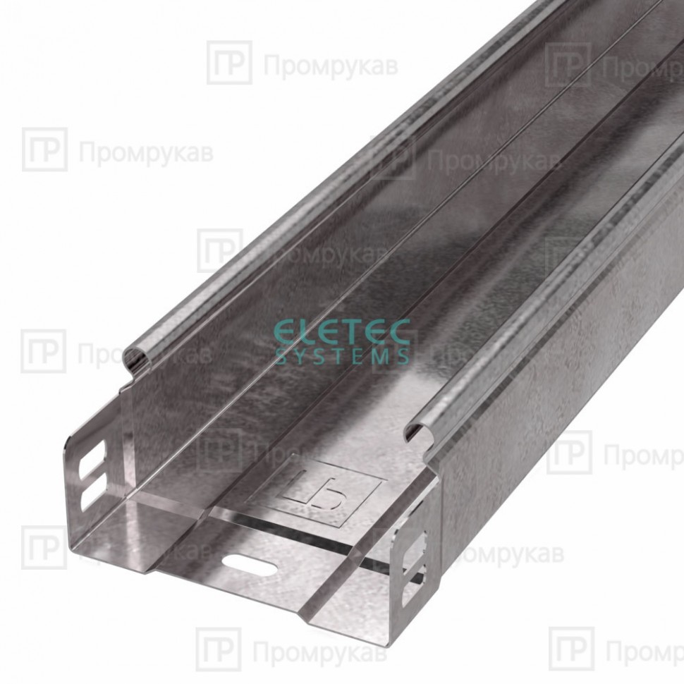 Лоток неперфорированный Стандарт 200х100х3000 (6 м/уп) Промрукав