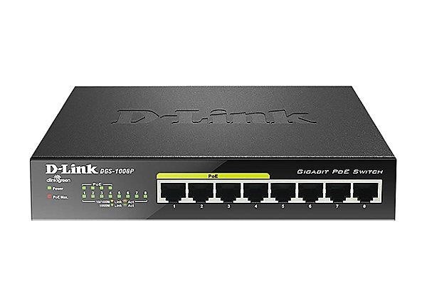 Коммутатор D-Link DGS-1008P/D1A