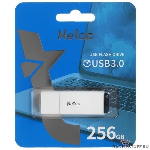Netac USB Drive 256GB U185 NT03U185N-256G-30WH USB3.0 белый