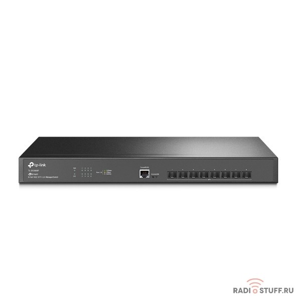 TP-Link TL-SX3008F JetStream управляемый коммутатор уровня 2+ на 8 портов SFP+ 10GE