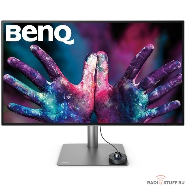 LCD BenQ 31.5" PD3220U черный/серый {IPS LED 3840x2160 60Hz 1000:1 10bit 16:9 HDR10 5ms 178/178 350cd 2xHDMI2.0 DisplayPort1.4 2xUSB3.1 2x2W 2xThunderbolt AudioOut VESA}