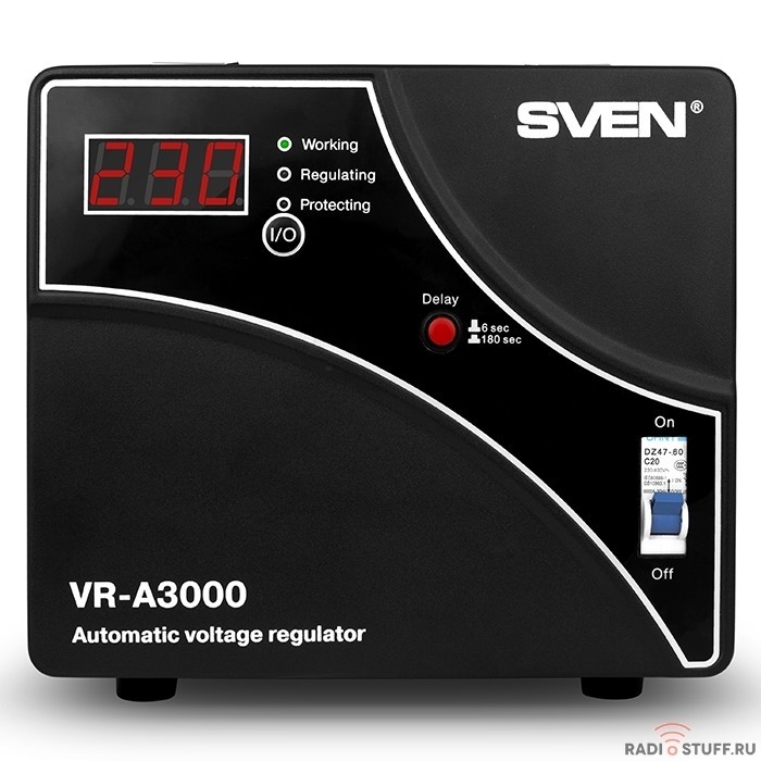SVEN Стабилизатор напряжения VR-A3000 [SV-014940]