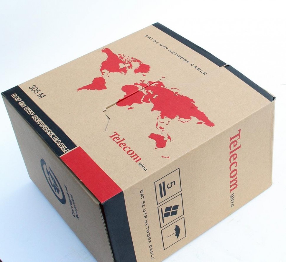 Кабель CAT5E UTP 305M TUS44040E TELECOM