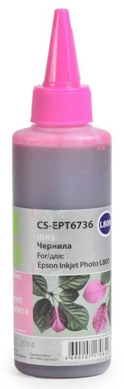 Чернила LIGHT MAGENTA 100ML /L800 CS-EPT6736 CACTUS