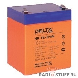 Delta HR 12-21W (5 А\ч, 12В) свинцово- кислотный  аккумулятор  
